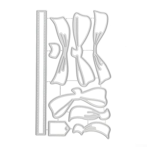8 x Schleifen-Stanzformen für Kartenherstellung, Schleifen, Stanzformen, Schablonen, DIY, dekorativ, geprägt, Handwerk für Karten, Scrapbooking und Bastelalbum, Papierkarten-Dekoration 8 x Schleifen-Stanzformen für Kartenherstellung, Schleifen, Stanzformen, Schablonen, DIY, dekorativ, geprägt, Handwerk für Karten, Scrapbooking und Bastelalbum, Papierkarten-Dekoration von Hasaller
