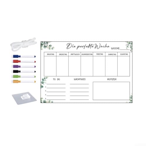 Stilvoller, transparenter Acryl-Kalender, ein funktionales Werkzeug, um Ereignisse und Termine im Auge zu behalten (A) von Hasaller