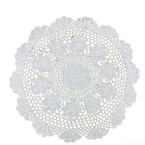 Hasaller Tischdecke, rund, Baumwolle, ausgehöhlt, handgefertigt, Vintage, französische Landschaft, Dekoration, Teeshop, Buchhandlung, Dekoration, 50 cm, Weiß, P8YS9442R8PXIB5705GS3H85VK0M2 Hasaller Tischdecke, rund, Baumwolle, ausgehöhlt, handgefertigt, Vintage, französische Landschaft, Dekoration, Teeshop, Buchhandlung, Dekoration, 50 cm, Weiß, P8YS9442R8PXIB5705GS3H85VK0M2 von Hasaller
