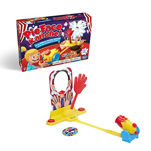 Hasbro Pie Face Kanone, lustiges Partyspiel, sahnestarkes Familienspiel, Gemeinschaftsspiel für den Kindergeburtstag, wer bekommt die Sahne ins Gesicht? 2 oder mehr Spieler, ab 5 Jahren Hasbro Pie Face Kanone, lustiges Partyspiel, sahnestarkes Familienspiel, Gemeinschaftsspiel für den Kindergeburtstag, wer bekommt die Sahne ins Gesicht? 2 oder mehr Spieler, ab 5 Jahren von Hasbro Gaming