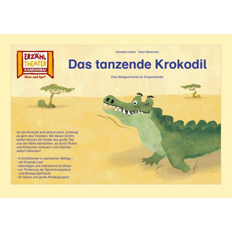 Das Tanzende Krokodil / Kamishibai Bildkarten - Annette Huber, Nina Meischen, von Hase und Igel Verlag GmbH