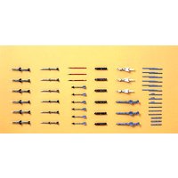 Aircraft Weapons: V US Missiles/Launcher-Set von Hasegawa