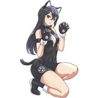 Haku Rinpha, Black Cat - Egg girls Collection No. 37 von Hasegawa