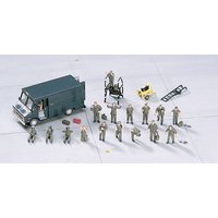 US Pilot & Ground Crew Set von Hasegawa