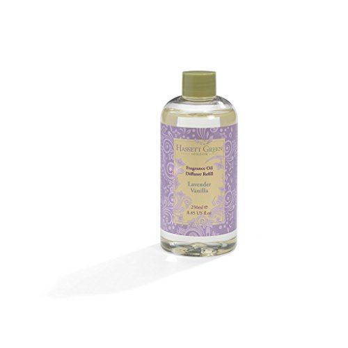 Nachfüllpack für Duftöl-Diffusor, größere Größe, 250 ml, Lavendel-Vanille Nachfüllpack für Duftöl-Diffusor, größere Größe, 250 ml, Lavendel-Vanille von Hassett Green London