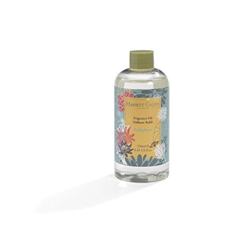 Nachfüllpack für Duftöl-Diffusor, größere Größe, 250 ml Flasche, zum Aufhellen mit Patschuli-Basisnoten Nachfüllpack für Duftöl-Diffusor, größere Größe, 250 ml Flasche, zum Aufhellen mit Patschuli-Basisnoten von Hassett Green London