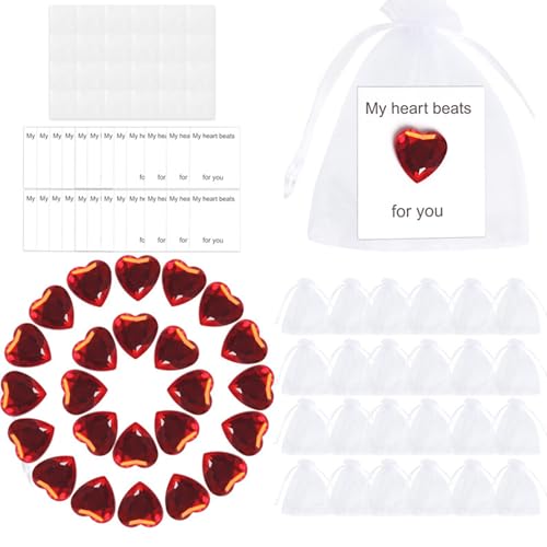24-teiliges Valentinstag-5D-Diamantkarten-Valentinstag-Herz-Diamant-Kunst-Geschenk-Set für Partys und Feiern 24-teiliges Valentinstag-5D-Diamantkarten-Valentinstag-Herz-Diamant-Kunst-Geschenk-Set für Partys und Feiern von Hattba