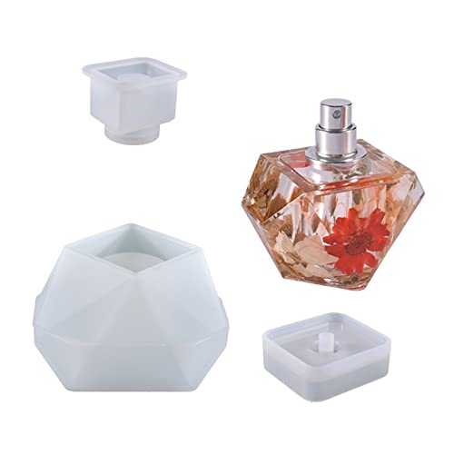 3 Stück Flaschenformen, Aufbewahrungsbox, Flaschenbehälter, Silikon, Epoxidharz, Formen für Schmuck, dekorativ von Hattba
