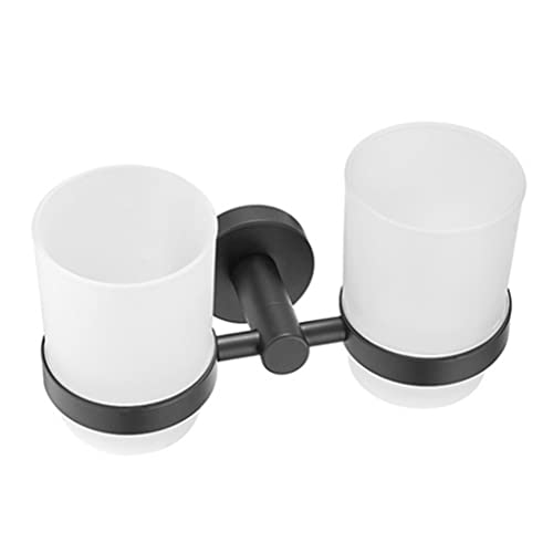 304 Edelstahl Zahnbürstenhalter Zahnbürstenhalter Gurgle Cup Holder Wandmontage Doppelbecher / Einzelbecher 304 Edelstahl Zahnbürstenhalter Zahnbürstenhalter Gurgle Cup Holder Wandmontage Doppelbecher / Einzelbecher von Hattba