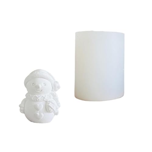 3D-Schneemann-Formen, Silikon, Weihnachtsformen, Gießformen, Seifenformen, Epoxidharz-Formen für Heimdekorationen 3D-Schneemann-Formen, Silikon, Weihnachtsformen, Gießformen, Seifenformen, Epoxidharz-Formen für Heimdekorationen von Hattba
