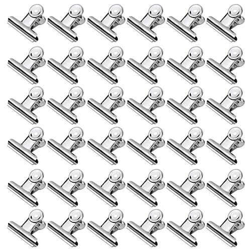 5,1 cm Metallklemmen, 36 Stück, Scharnier-Clips für Etiketten, Taschen, Zuhause, Büro, Schulbedarf, Ordner, Büroklammern, Aktenklammern von Hattba