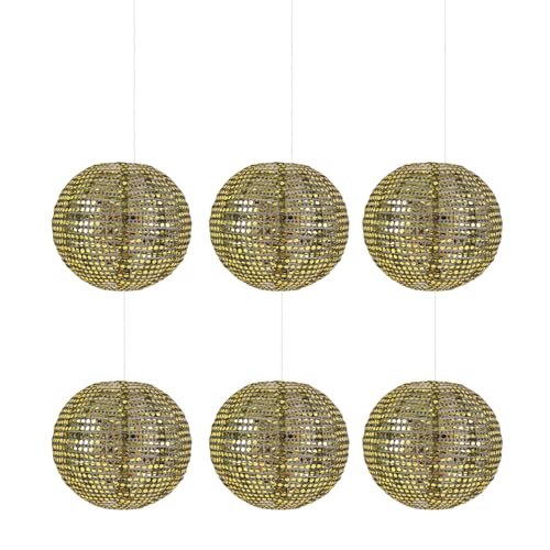 6 Stück schimmernde Pailletten Ornament handgemachte Papierlampe für Event Dekoration handgefertigt Hochzeit Party Zubehör Festival Feier 6 Stück schimmernde Pailletten Ornament handgemachte Papierlampe für Event Dekoration handgefertigt Hochzeit Party Zubehör Festival Feier von Hattba