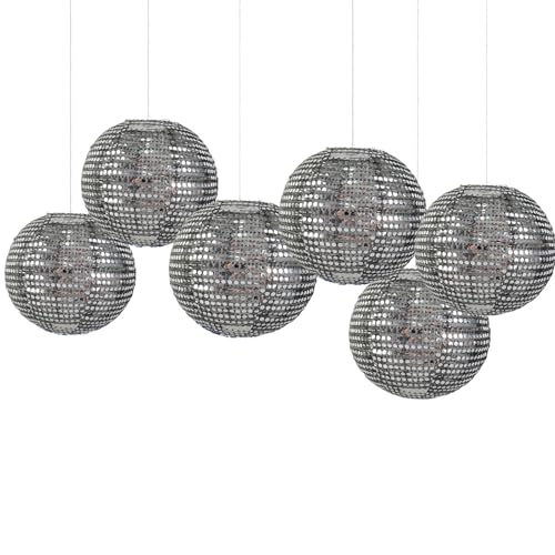 6 Stück schimmernde Pailletten Ornament handgemachte Papierlampe für Event Dekoration handgefertigt Hochzeit Party Zubehör Festival Feier 6 Stück schimmernde Pailletten Ornament handgemachte Papierlampe für Event Dekoration handgefertigt Hochzeit Party Zubehör Festival Feier von Hattba