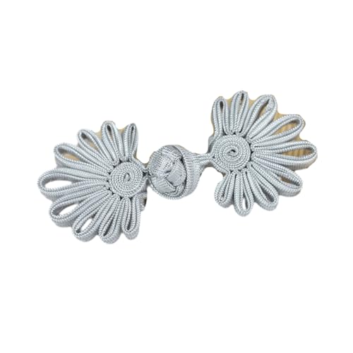 Blumen-Frösch-Knopf für traditionelle chinesische Kleidung, Handarbeit, Accessoires, stilvolle Froschknöpfe, chinesischer Cheongsam-Frosch-Knopf, Damen Blumen-Frösch-Knopf für traditionelle chinesische Kleidung, Handarbeit, Accessoires, stilvolle Froschknöpfe, chinesischer Cheongsam-Frosch-Knopf, Damen von Hattba