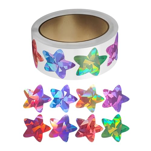 Bunte Stern-Aufkleber, selbstklebende Schreibwaren-Etiketten, Belohnungsaufkleber, dekorativer Aufkleber für Bastel-Enthusiasten Bunte Stern-Aufkleber, selbstklebende Schreibwaren-Etiketten, Belohnungsaufkleber, dekorativer Aufkleber für Bastel-Enthusiasten von Hattba