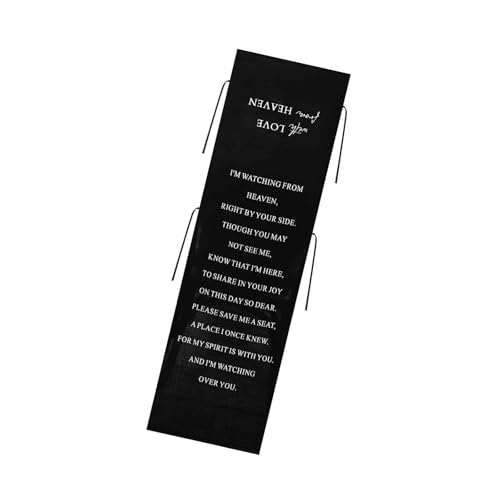 Elegantes Hochzeitsstuhl-Schild, Flanellstoff, Dekoration für Zeremonien, Partys und Veranstaltungen, Romantik-Zeremonie, Zubehör Elegantes Hochzeitsstuhl-Schild, Flanellstoff, Dekoration für Zeremonien, Partys und Veranstaltungen, Romantik-Zeremonie, Zubehör von Hattba
