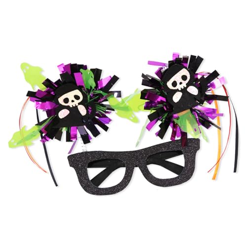 Festliche Brille, Karneval, Halloween, Foto-Requisiten, glitzernde Dekorationen, Skelett, Teenager, Erwachsene, Halloween Festliche Brille, Karneval, Halloween, Foto-Requisiten, glitzernde Dekorationen, Skelett, Teenager, Erwachsene, Halloween von Hattba