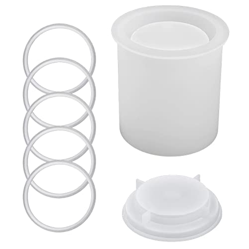 Formen für Stifthalter, Silikon, Blumentopf, Tassen, Formen, Silikon, Handherstellung, Zubehör, Tonformen für Schmuckherstellung von Hattba