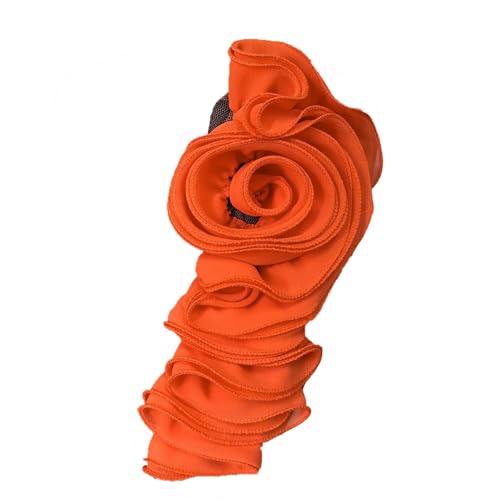 Handgefertigte Blumen-Applikationen, Basteln, Tanzkostüm, Material, Rüschenränder, 3D-Blumenaufnäher, zum Aufnähen von Hattba