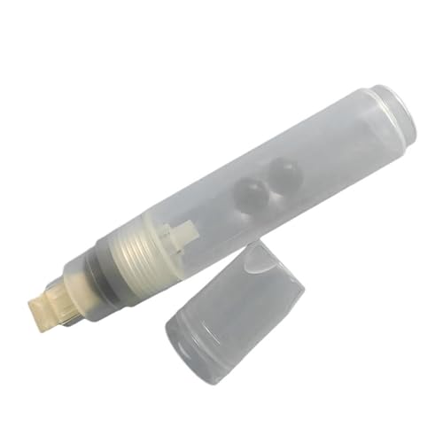 Hattba Leere Stifte, 10 mm, flacher oder runder Kopf, nachfüllbar, Acryl, leerer Marker, leerer Farbstift für Künstler, Studenten, Zeichnen, Schreiben Hattba Leere Stifte, 10 mm, flacher oder runder Kopf, nachfüllbar, Acryl, leerer Marker, leerer Farbstift für Künstler, Studenten, Zeichnen, Schreiben von Hattba