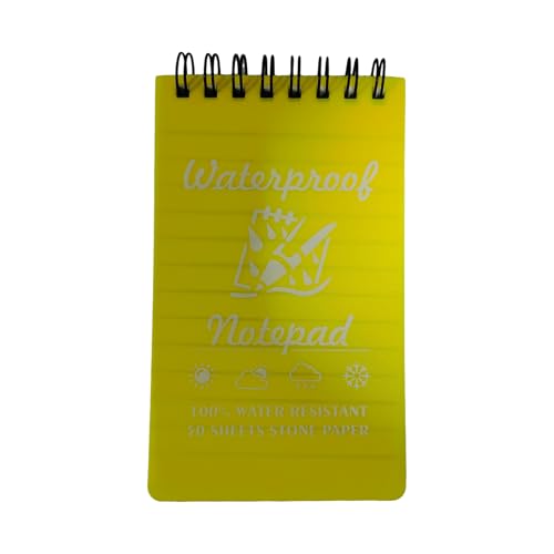 Hattba Wasserdichte Notizbücher Praktisches Taschennotizbuch Kleine Notizblöcke Spiralen Linierte Seiten Feld Notizblock für Outdoor Büro Hattba Wasserdichte Notizbücher Praktisches Taschennotizbuch Kleine Notizblöcke Spiralen Linierte Seiten Feld Notizblock für Outdoor Büro von Hattba