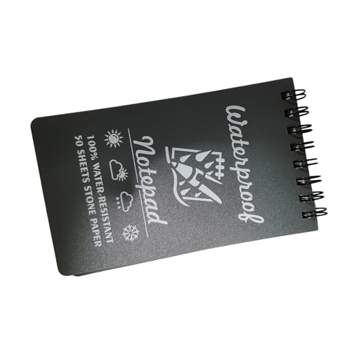 Hattba Wasserdichte Notizbücher Praktisches Taschennotizbuch Kleine Notizblöcke Spiralen Linierte Seiten Feld Notizblock für Outdoor Büro Hattba Wasserdichte Notizbücher Praktisches Taschennotizbuch Kleine Notizblöcke Spiralen Linierte Seiten Feld Notizblock für Outdoor Büro von Hattba