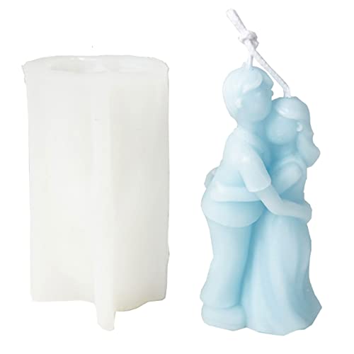 Humanoide Silikonform für Jungen, Mädchen, Epoxidharz, für handgefertigte Heimdekorationen, handgefertigt, umarmter menschlicher Gips, Fondant, Schokolade, Gießform für die Herstellung von Ton Humanoide Silikonform für Jungen, Mädchen, Epoxidharz, für handgefertigte Heimdekorationen, handgefertigt, umarmter menschlicher Gips, Fondant, Schokolade, Gießform für die Herstellung von Ton von Hattba
