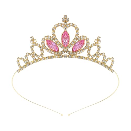 Kinder-Krone, Stirnband, glitzernd, Kristall, Kopfbedeckung, Krone, Weihnachtsfeier, Requisiten, Krone, Geschenk, Stirnband Kinder-Krone, Stirnband, glitzernd, Kristall, Kopfbedeckung, Krone, Weihnachtsfeier, Requisiten, Krone, Geschenk, Stirnband von Hattba