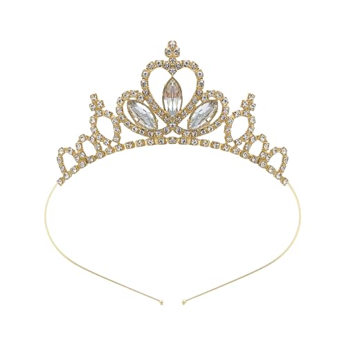 Kinder-Krone, Stirnband, glitzernd, Kristall, Kopfbedeckung, Krone, Weihnachtsfeier, Requisiten, Krone, Geschenk, Stirnband Kinder-Krone, Stirnband, glitzernd, Kristall, Kopfbedeckung, Krone, Weihnachtsfeier, Requisiten, Krone, Geschenk, Stirnband von Hattba