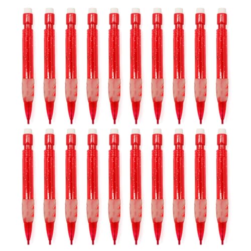 Kleine Druckbleistifte, 0,7 mm, automatisch, mit Radiergummi, für Studenten, Kinder, Schreiben, Skizzieren, Zeichnen, Kunst, Skizzieren, 20 Stück Kleine Druckbleistifte, 0,7 mm, automatisch, mit Radiergummi, für Studenten, Kinder, Schreiben, Skizzieren, Zeichnen, Kunst, Skizzieren, 20 Stück von Hattba
