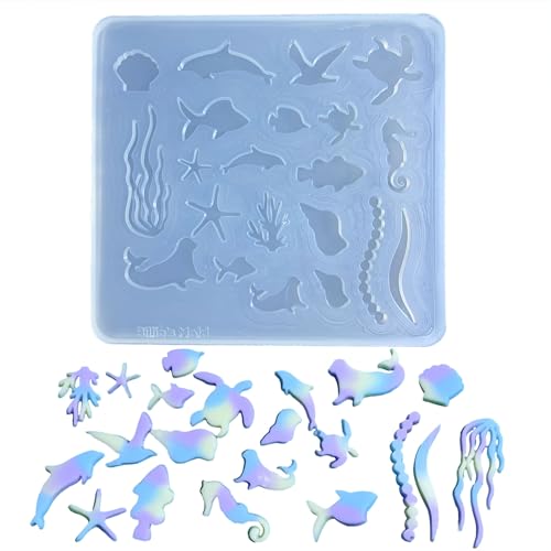Kristall-Silikonformen, Epoxidharz, Schlüsselanhänger, Anhänger, Schüttelbecher, Silikonform, geeignet für Bastelarbeiten von Hattba