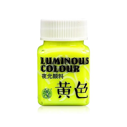 Leuchtfarbe, fluoreszierende Farbe, Schwarzlicht, aktiviert, leuchtende Acrylfarbe für Kunstprojekte, leuchtende Acrylfarbe von Hattba