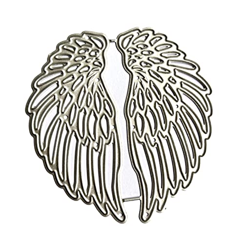 Metall-Stanzformen, Flügel-Stanzschablonen, Schablonen für Scrapbooking, Alben, Papierkarten, Prägung von Hattba