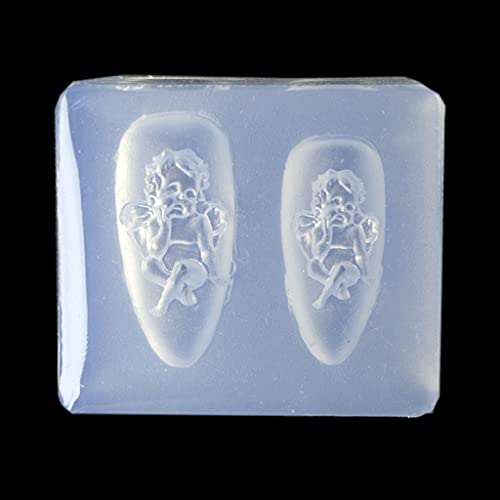 Nagelschablonen, Kristall-Epoxidharz-Form, Silikon-Schnitzform, 3D-Serie, Skulptur-Stempelplatte von Hattba