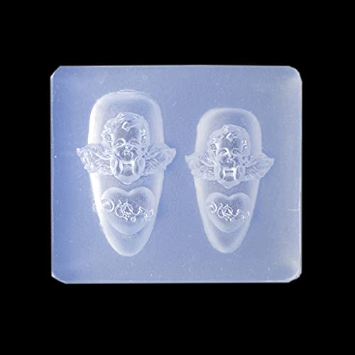 Nagelschablonen, Kristall-Epoxidharz-Form, Silikon-Schnitzform, 3D-Serie, Skulptur-Stempelplatte Nagelschablonen, Kristall-Epoxidharz-Form, Silikon-Schnitzform, 3D-Serie, Skulptur-Stempelplatte von Hattba