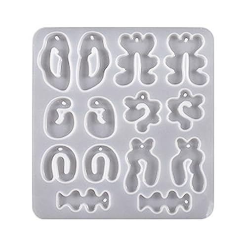 Ohrring-Silikonform, Epoxidharz, Ohrtropfenformen, handgefertigt, Handwerk, Schmuckherstellung, Zubehör, Damen Ohrring-Silikonform, Epoxidharz, Ohrtropfenformen, handgefertigt, Handwerk, Schmuckherstellung, Zubehör, Damen von Hattba