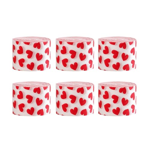 Papier-Luftschlangen zum Aufhängen, stilvoll, bunt, zum Verpacken, 6 Rollen Papier-Luftschlangen zum Aufhängen, stilvoll, bunt, zum Verpacken, 6 Rollen von Hattba