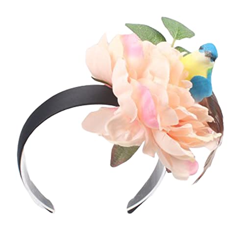Party-Kopfbedeckung, florales Stirnband mit Party-Kopfschmuck für Kinder, mit Papageienzubehör, lustiges Stirnband Party-Kopfbedeckung, florales Stirnband mit Party-Kopfschmuck für Kinder, mit Papageienzubehör, lustiges Stirnband von Hattba