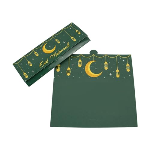 Ramadan-Grußkarten, handgefertigt, Eid Mubaraks, Geld und Geschenke, Kartenhalter, religiöse Einladungskarte, 50 Stück Ramadan-Grußkarten, handgefertigt, Eid Mubaraks, Geld und Geschenke, Kartenhalter, religiöse Einladungskarte, 50 Stück von Hattba