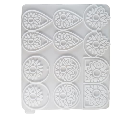 Silikonform für Anhänger, Ohrringe, Bastelformen, Blumenform, Schmuckformen, weiche Ohrring-Anhängerformen für Ohrringe, Schmuckherstellung Silikonform für Anhänger, Ohrringe, Bastelformen, Blumenform, Schmuckformen, weiche Ohrring-Anhängerformen für Ohrringe, Schmuckherstellung von Hattba
