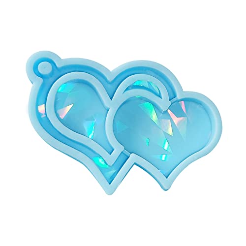 Silikonform für Licht- und Schlüsselanhänger-Anhänger, Herzform, Ornamente, Basteln für Valentinstag Silikonform für Licht- und Schlüsselanhänger-Anhänger, Herzform, Ornamente, Basteln für Valentinstag von Hattba