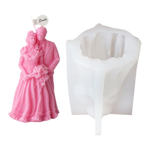 Silikonform für Ornamente, Bräutigam und Braut, handgefertigt, für Ornamente, Geschenke, Seifen Silikonform für Ornamente, Bräutigam und Braut, handgefertigt, für Ornamente, Geschenke, Seifen von Hattba