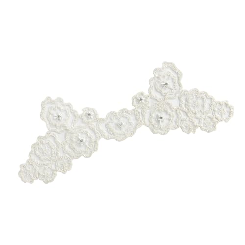 Stickerei Pailletten Mesh Stoff Applikation Nähen auf Patches für Kleidung Handwerk Atmungsaktive dekorative Flicken Zubehör Pailletten Kleidung Dekoration von Hattba