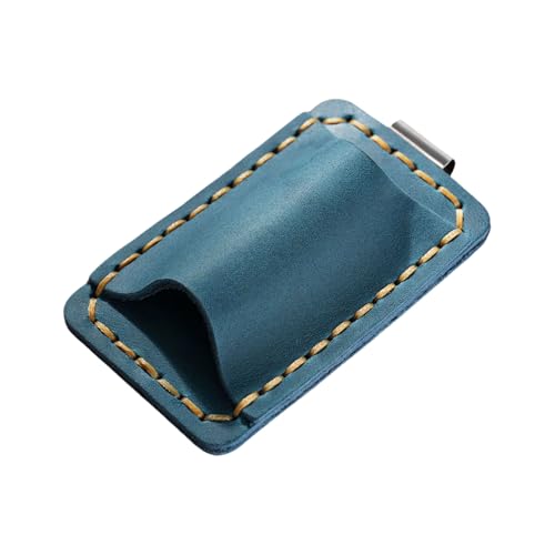 Stifthalter aus Leder mit Clip, 4,3 x 7,1 cm, Stifthalter, einzelner Schlitz für Tagebücher, Notizbuch, Planer, Ordner, Klemmbrett, Notizbuchhülle Stifthalter aus Leder mit Clip, 4,3 x 7,1 cm, Stifthalter, einzelner Schlitz für Tagebücher, Notizbuch, Planer, Ordner, Klemmbrett, Notizbuchhülle von Hattba