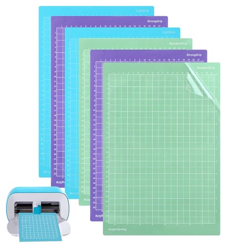3 Stück Schneidematte für Cricut Joy Xtra, Selbstklebende Cutting Mat, Ersatzkleber Klebrige Schneideunterlage, 8.5 x 12inch Cutting Mat zum Basteln, Mehrfarbig, Plotter Zubehör Basteln 3 Stück Schneidematte für Cricut Joy Xtra, Selbstklebende Cutting Mat, Ersatzkleber Klebrige Schneideunterlage, 8.5 x 12inch Cutting Mat zum Basteln, Mehrfarbig, Plotter Zubehör Basteln von Hauojaus