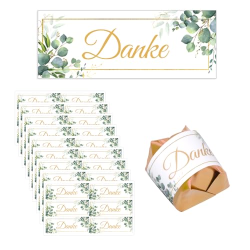60 Danke Dass Dass Du Da Bist Aufkleber Gastgeschenke zur Hochzeit Geburtstag, Kleine Aufkleber 5x1,8cm/1.97x0.71inch mit Goldener Schrift, für Hochzeiten, Kommunionen, Firmenevents Taufen 60 Danke Dass Dass Du Da Bist Aufkleber Gastgeschenke zur Hochzeit Geburtstag, Kleine Aufkleber 5x1,8cm/1.97x0.71inch mit Goldener Schrift, für Hochzeiten, Kommunionen, Firmenevents Taufen von Hauojaus
