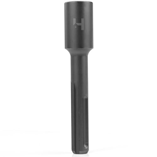 HausHeld® Erdnageleintreiber SDS MAX Ø 20 mm – Professioneller Treiber für Erdspieße und Blitzschutzanlagen – kompatibel mit MECH-Kopf – langlebig, rostfrei, leistungsstark von Haus-Held