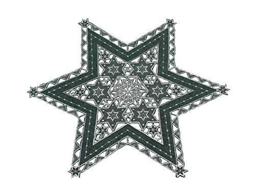 Haus und Deko Tischdecke 60 cm anthrazit mit Silber Sterne Weihnachten Deckchen Advent Bestickt Untersetzer Mitteldecke Haus und Deko Tischdecke 60 cm anthrazit mit Silber Sterne Weihnachten Deckchen Advent Bestickt Untersetzer Mitteldecke von Haus und Deko