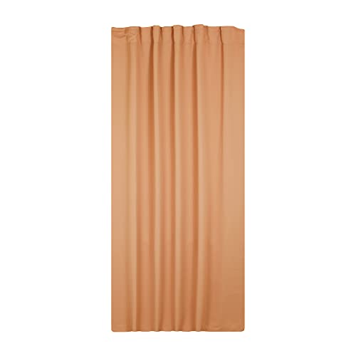 Haus und Deko Vorhang Verdunkelungsvorhang 140 x 245 Orange Blickdicht Gardinen Kräuselband Thermovorhang lichtdicht Kälteschutz verdunkelnd für Schlafzimmer Wohnzimmer Kinderzimmer von Haus und Deko
