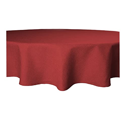 Tischdecke Bordeaux 140 cm Ø rund Struktur Mitteldecke Leinen-Optik beschichtet Wasser und Schmutz abweisend Lotuseffekt Tischdecke Bordeaux 140 cm Ø rund Struktur Mitteldecke Leinen-Optik beschichtet Wasser und Schmutz abweisend Lotuseffekt von Haus und Deko